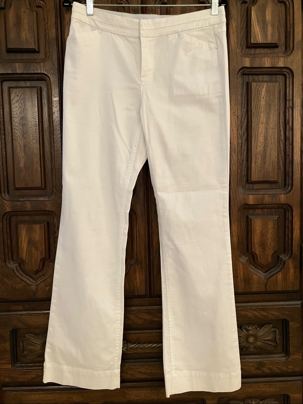 Style & Co. white boot cut pants